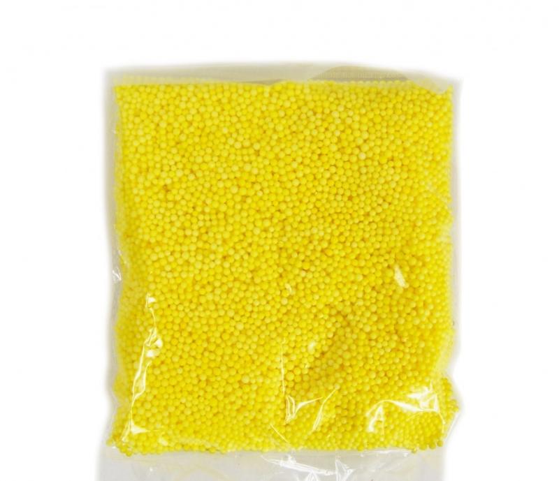 KULKI STYROPIANOWE ŻÓŁTE 4MM 10G