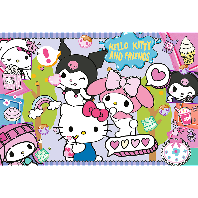PUZZLE 300 TREFL SZALONE TRIO / HELLO KITTY