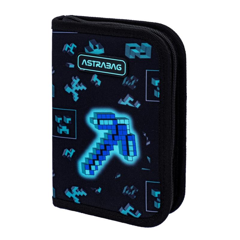 PIÓRNIK POJEDYNCZY JEDNOKLAPKOWY Z WYPOSAŻENIEM ASTRABAG DARK PIXEL, A