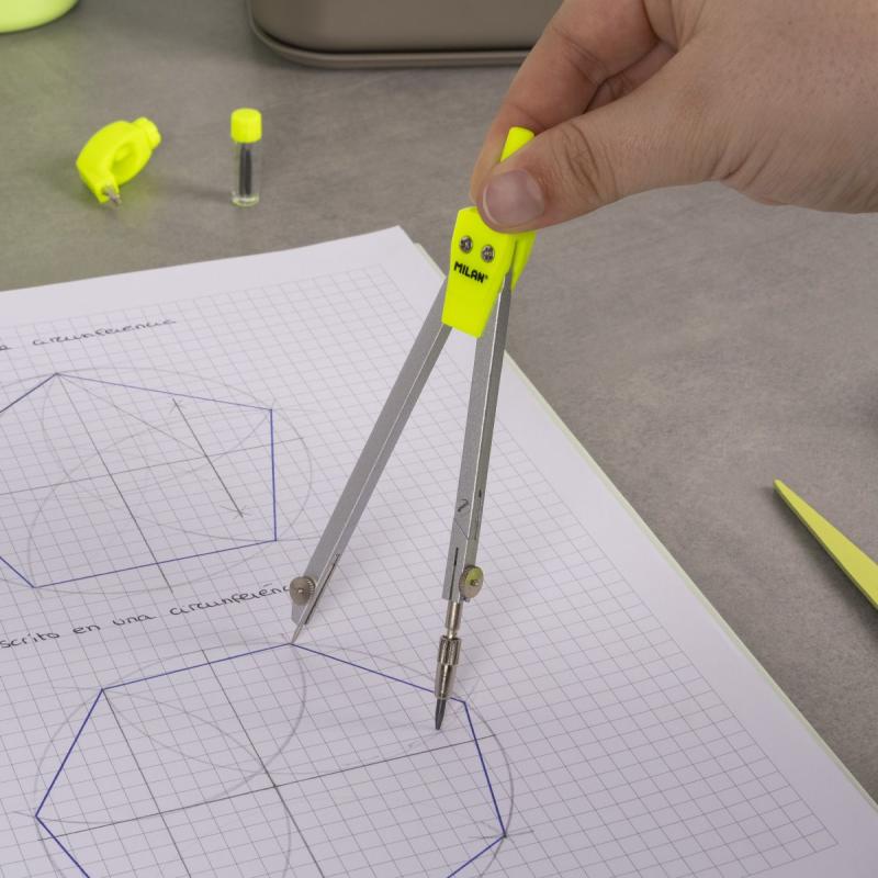 CYRKIEL Z ETUI ACID ŻÓŁTY