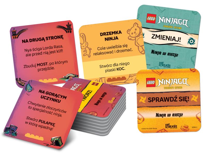 LEGO NINJAGO. RECREATE. KARTY WYZWAŃ. NINJA W AKCJI