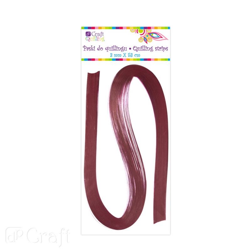PERŁOWE PASKI DO QULINGU CZERWONE 3MM A/100
