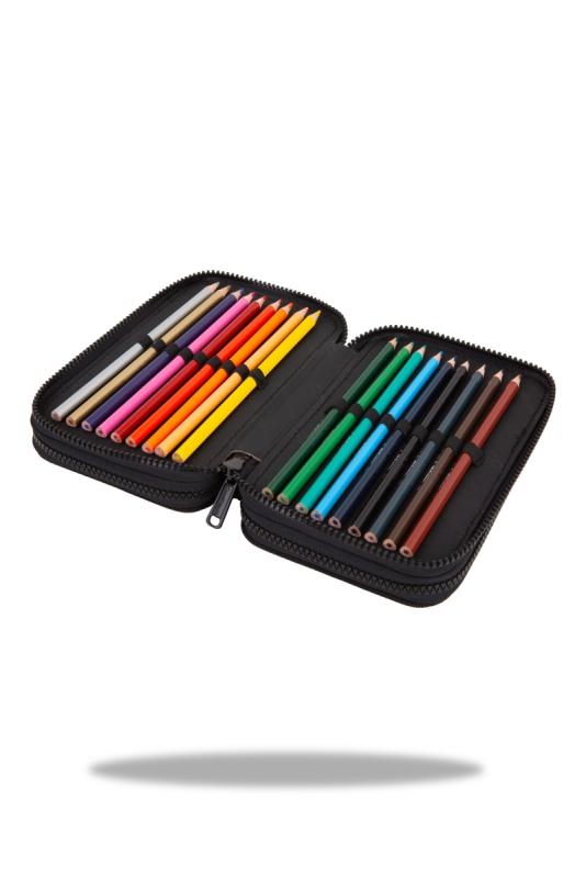 PIÓRNIK POTRÓJNY Z WYPOSAŻENIEM CP JUMPER 3 - DAISY BLACK