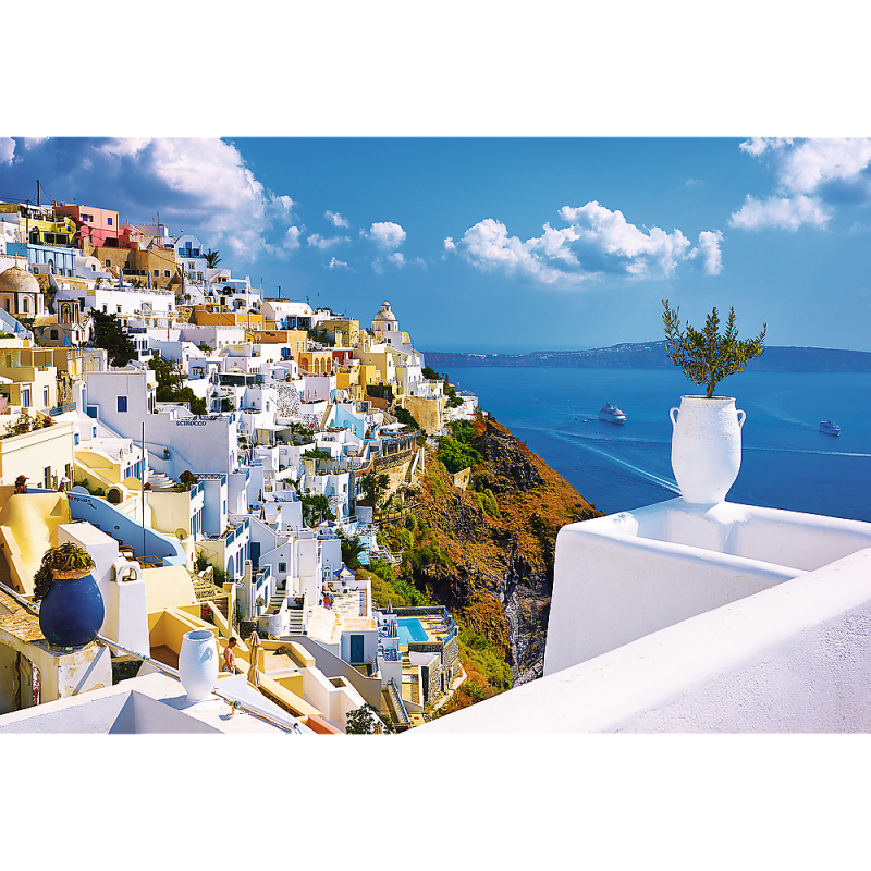 PUZZLE 1500 TREFL SANTORINI GRECJA