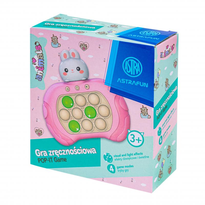 ZABAWKA SENSORYCZNA POP-IT ASTRAFUN ANIMALS BUNNY - 1 szt. box (bez baterii