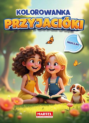 KSIĄŻECZKA KOLOROWANKA PRZYJACIÓŁKI Z NAKLEJKAMI
