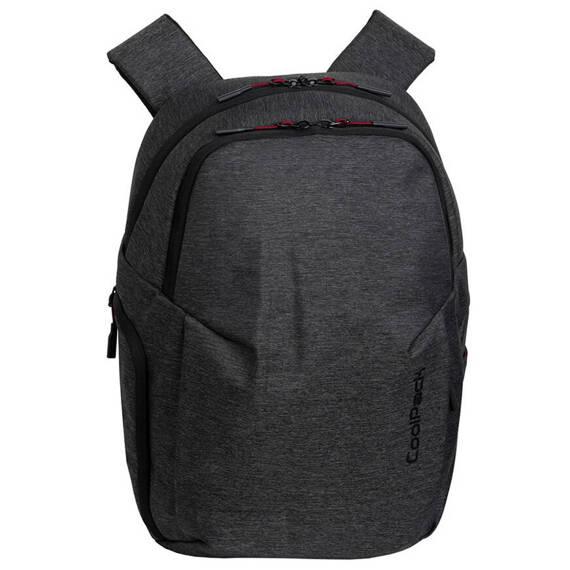 PLECAK BIZNESOWY CP SHAR - GREY/RED