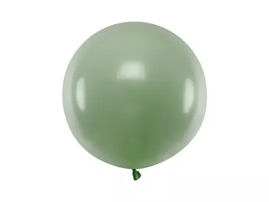 BALON OKRĄGŁY 60CM PASTEL ROSEMARY GREEN