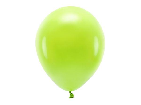 BALONY ECO 30CM PASTELOWE ZIELONE JABŁUSZKO