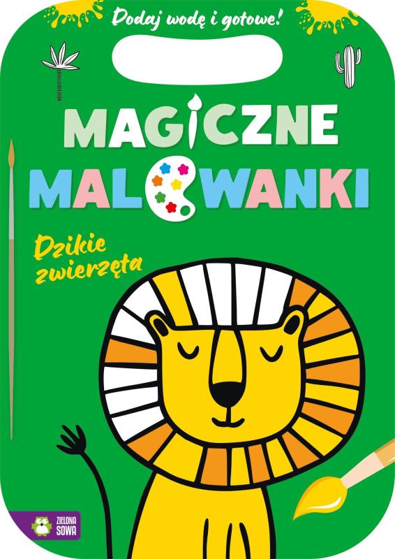KSIĄŻECZKA MAGICZNE MALOWANKI DZIKIE ZWIERZĘTA