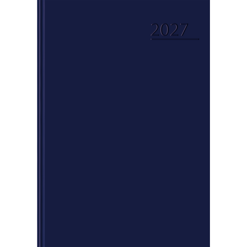 KALENDARZ KSIĄŻKOWY A5 TOP BASIC GRANATOWY 2027