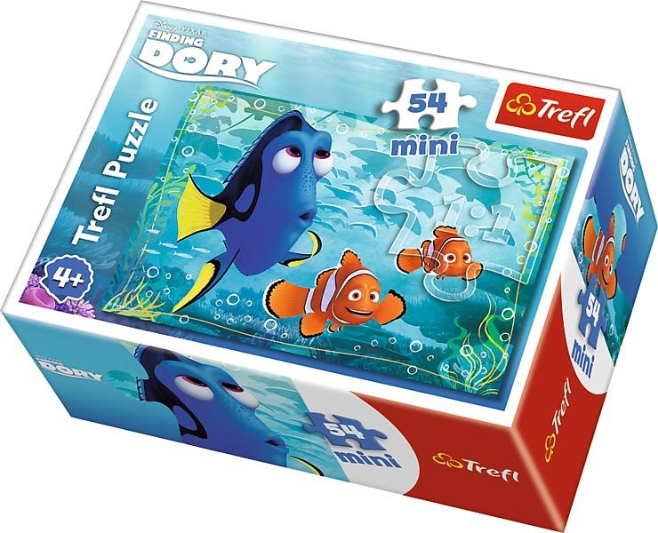 PUZZLE 54 TREFL MINI FINDING DORY PODWODNA KRAINA 19544,19545,19546,19547