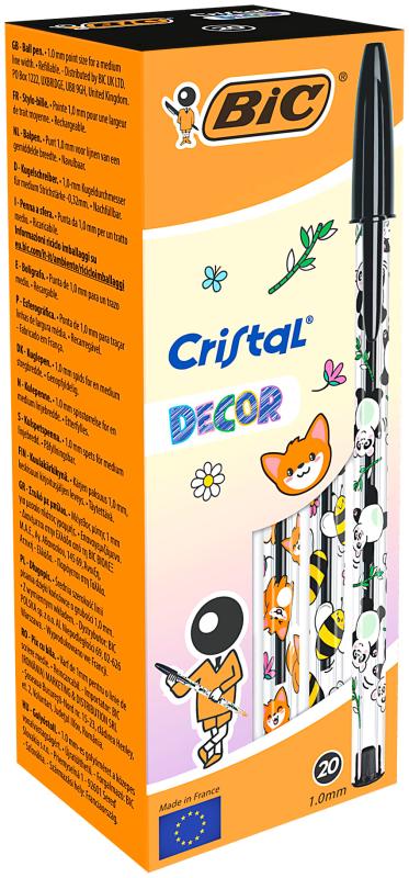 DŁUGOPIS BIC CRIST KAWAII B20 BCL CZARNY