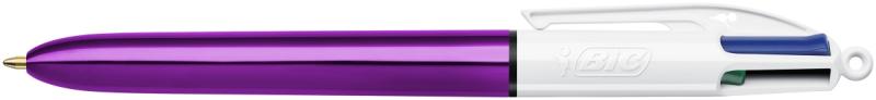 DŁUGOPIS BIC 4-KOL COLOURS SHINE PURPLE A12