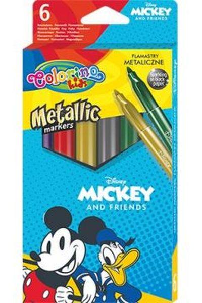 FLAMASTRY METALICZNE 6 KOL.COLORINO / MICKEY / /12/