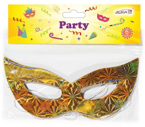 MASKA PAPIEROWA PAR-8676 OP.6SZT PARTY