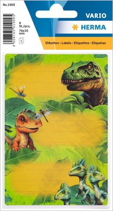 NAKLEJKA SZKOLNA DINOZAURY