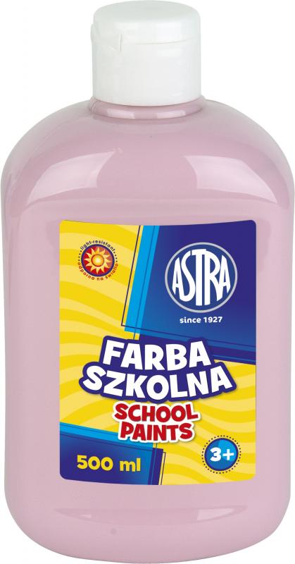 FARBA SZKOLNA ASTRA 500ML JASNORÓŻOWA