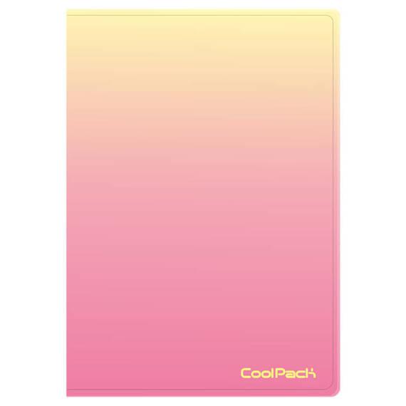 TECZKA CLEAR BOOK 20 KOSZULEK CP GRADIENT - PEACH