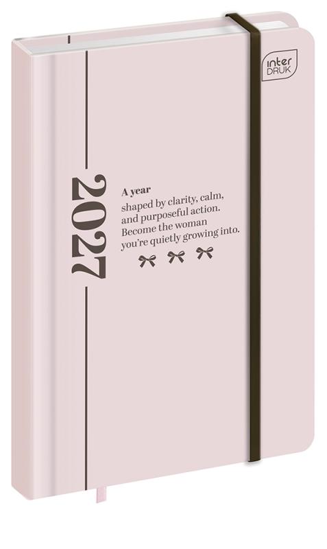 KALENDARZ KSIĄŻKOWY A6/192 MAT + UV SIMPLICITY 2027