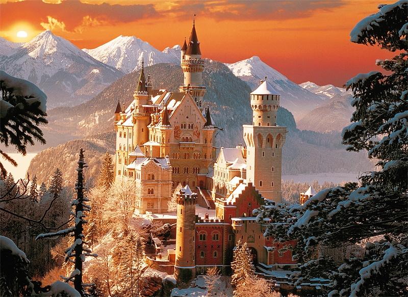 PUZZLE 3000 TREFL ZIMOWY ZAMEK NEUSCHWANSTEIN