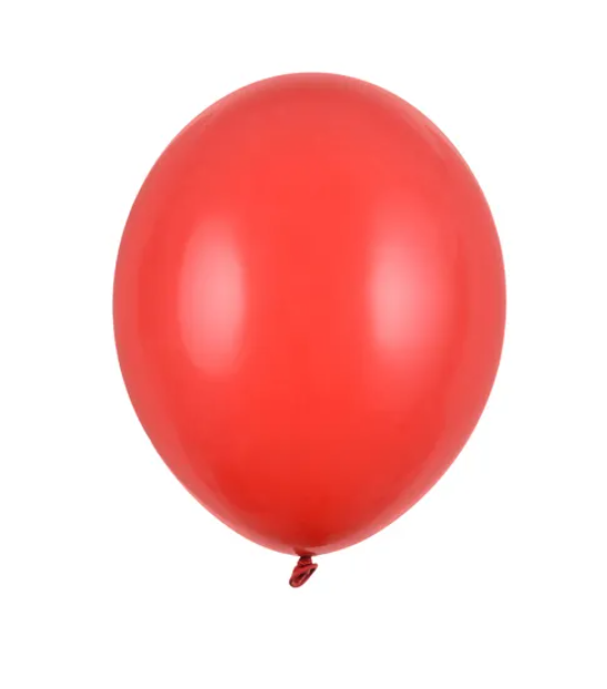 BALONY STRONG 23CM PASTEL POPPY RED