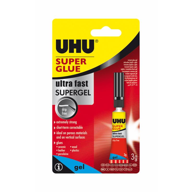 KLEJ SUPER GLUE 3G ŻEL UHU