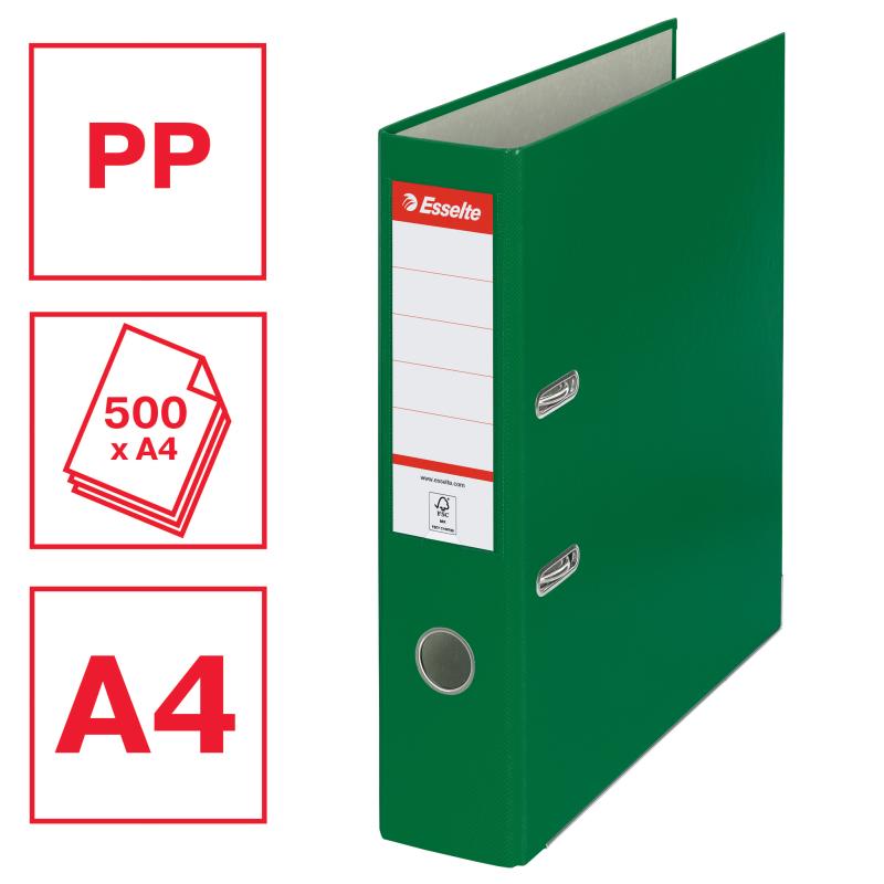 SEGREGATOR EKO ESSELTE A4/75MM ZIELONY