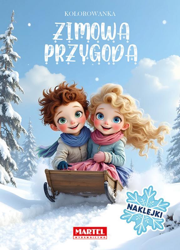 KSIĄŻECZKA ZIMOWA PRZYGODA Z NAKLEJKAMI