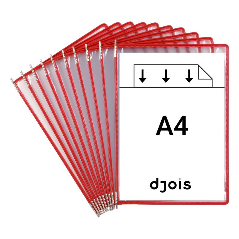 PANEL PREZENTACYJNY TARIFOLD A4 10SZT CZERW.