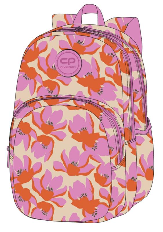 PLECAK MŁODZIEŻOWY CP RIDER - FLORES ROSA