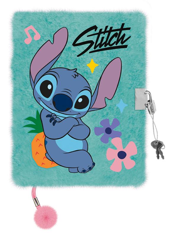 PAMIĘTNIK Z KŁÓDKĄ WŁOCHACZ A5/96 STITCH MINT ALOHA