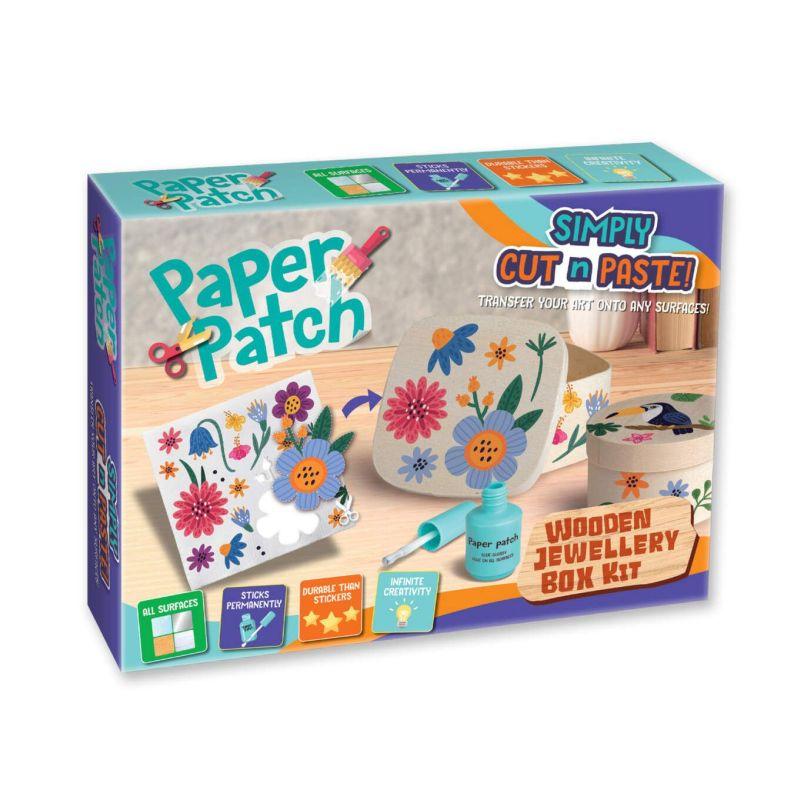 ZESTAW KREATYWNY DO DECOUPAGE PAPER DREWNIANA SZKATUŁKA STRIGO