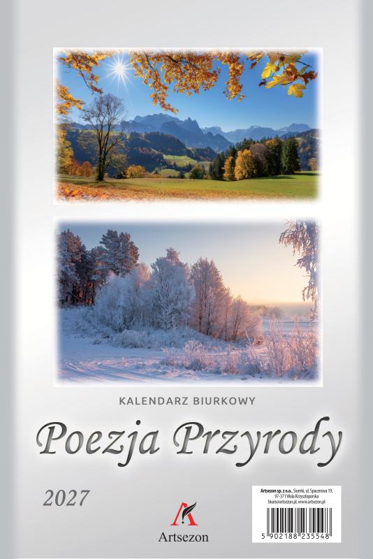 KALENDARZ BIURKOWY A5 PION STOJĄCY 2027
