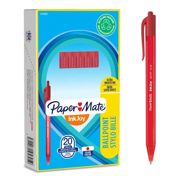DŁUGOPIS PAPER INKJOY 100 RT CZERW M