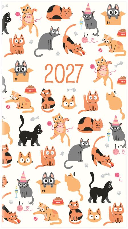 KALENDARZ TYGODNIOWY A6 PCV BEZBARWNE 2027