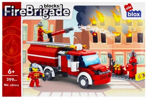 KLOCKI KONSTRUKTOR ALLEBLOX STRAŻ 299 ELEMENTÓW 40X27X6