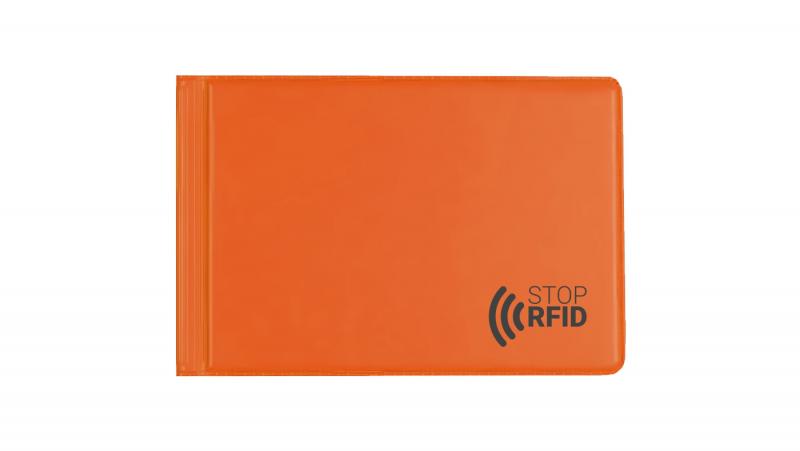 ETUI NA DOKUMENTY Z ZABEZPIECZENIEM RFID NEW COLOURS ORANGE