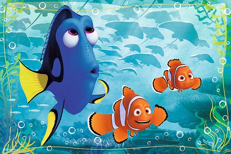 PUZZLE 54 TREFL MINI FINDING DORY PODWODNA KRAINA 19544,19545,19546,19547