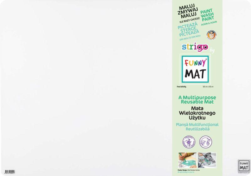 MATA FUNNY TRANSPARENTNA BEZ WZORU 68X48CM STRIGO