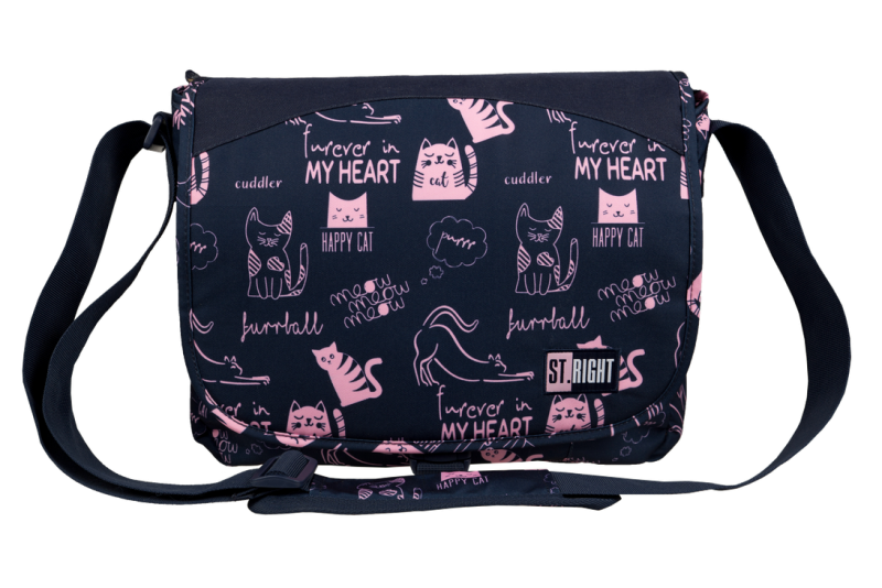 TORBA NA RAMIĘ STRIGHT SB-10 CATS/KOTKI