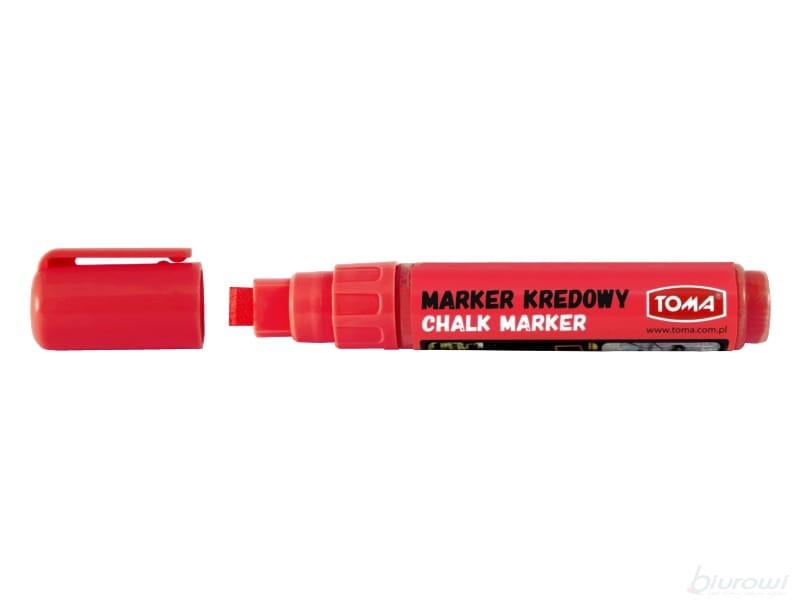 MARKER KREDOWY TOMA 8*5MM CZERWONY