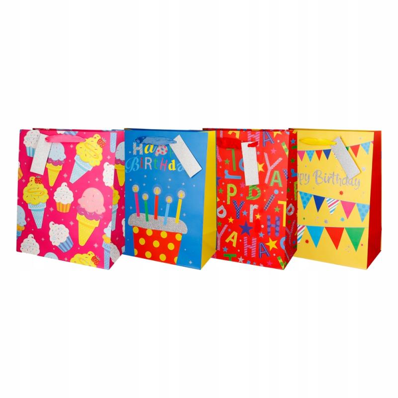 TORBA PREZENTOWA 18X23 HAPPY BIRTHDAY A/12