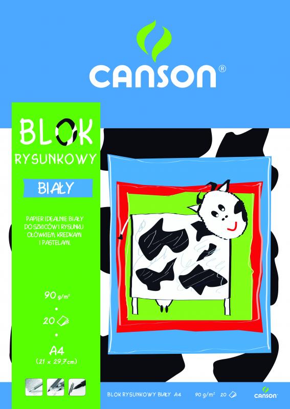 BLOK RYSUNKOWY A4 CANSON 90G A'20