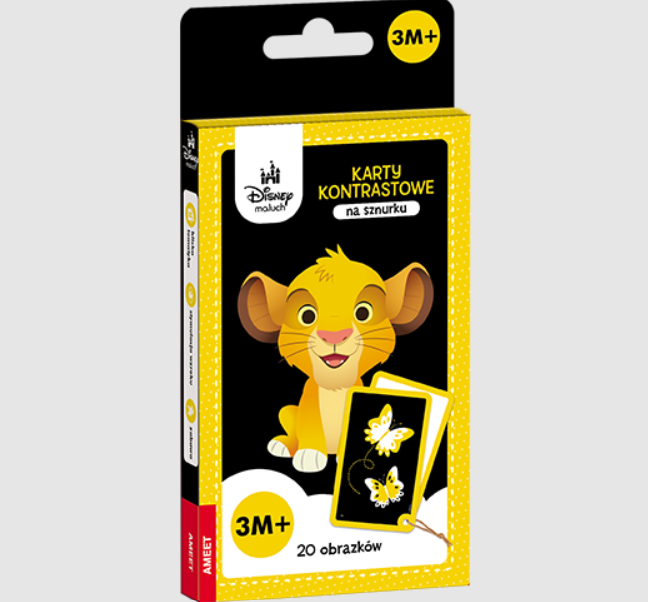 KSIĄŻECZKA DISNEY MALUCH. KARTY KONTRASTOWE