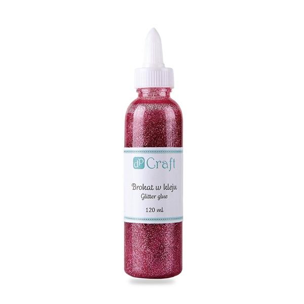 BROKAT W KLEJU 120ML-PINK