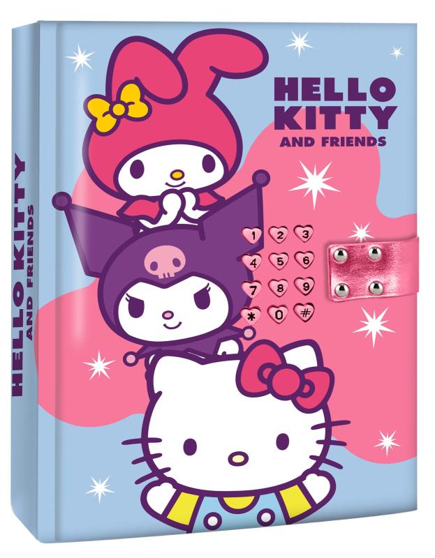 PAMIĘTNIK ZAMYKANY NA KOD , EFEKTY DŹWIĘKOWE, HELLO KITTY