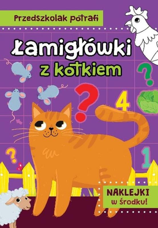 KSIĄŻECZKA PRZEDSZKOLAK POTRAFI ŁAMIGŁÓWKI Z KOTKIEM