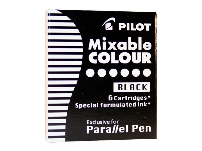 NABOJE PARALLEL PILOT CZARNY A6