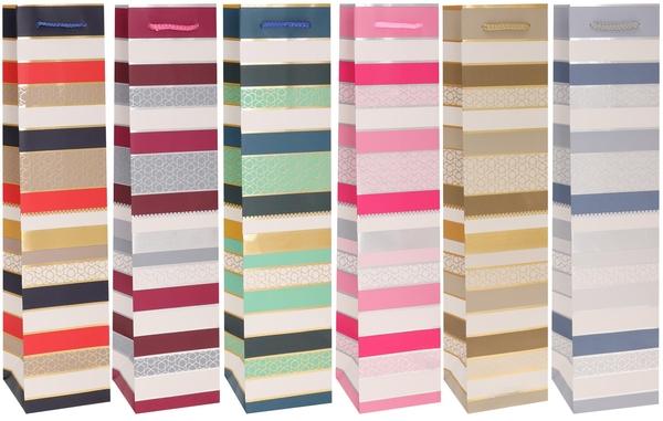 TORBA LUX 210G HS STRIPES BUTELKA (12,8x38x29,4) A12